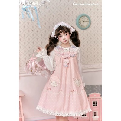 Summer Fairy Sanrio Characters Piano Top Blouse Cardigan Waistless JSK and Sets(Reservation/Full Payment Without Shipping)